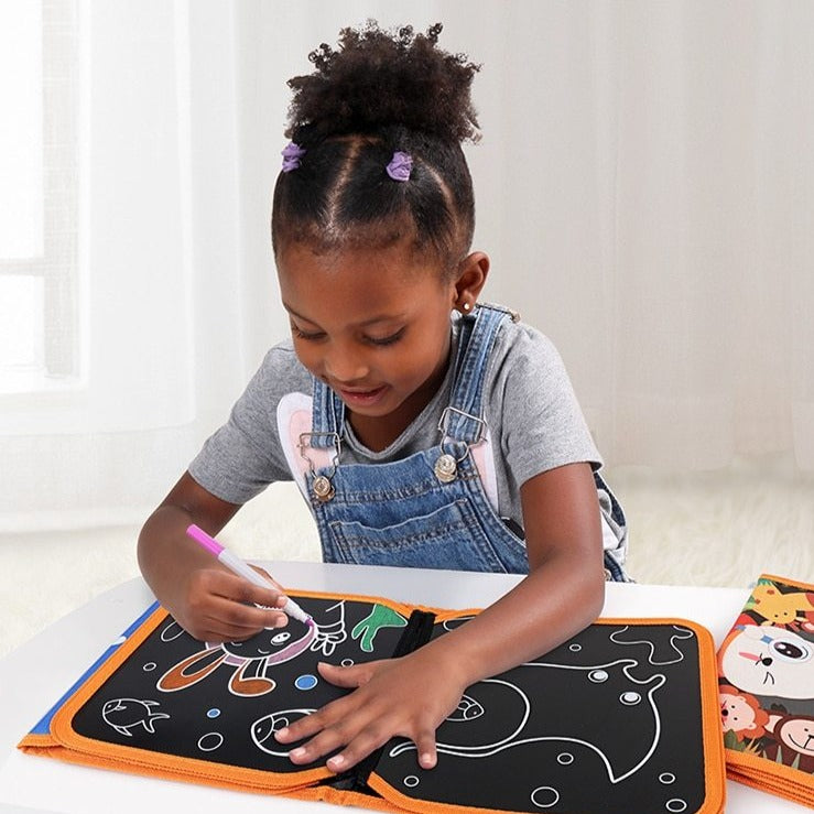 Blackboard Painting with FREE Felt Tip Pens (4 Designs)