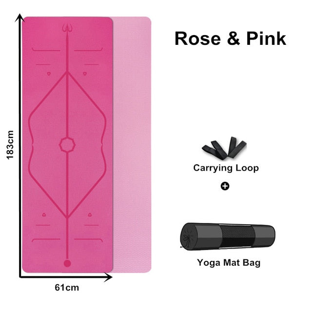 Plain Yoga Mat (with FREE Bag) (22 Colors)