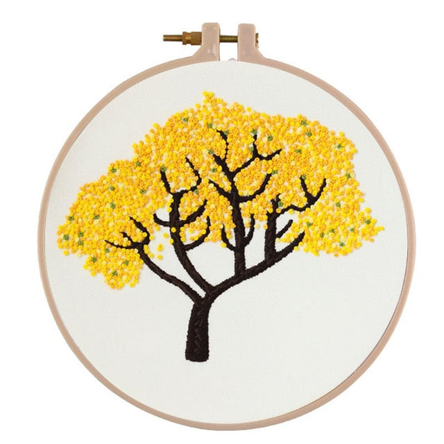 Nature Embroidery Starter Kit (7 Designs)