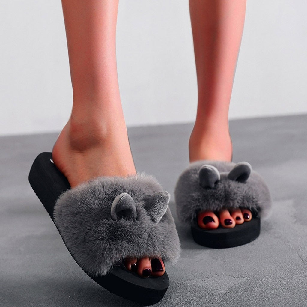 Rabbit Ear Home Slippers