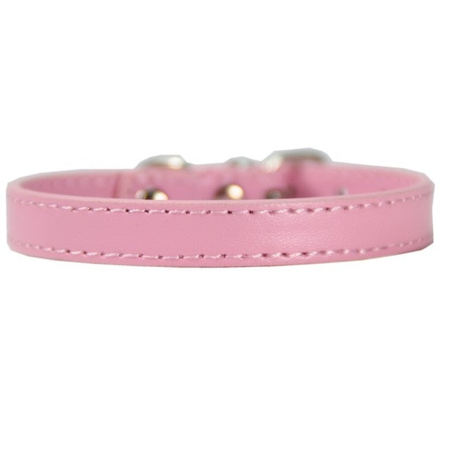 Leather Pet Collar (8 Colors)