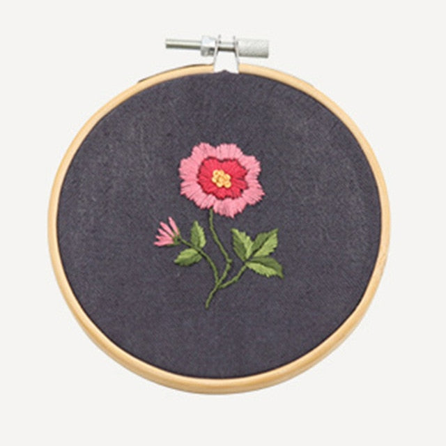 Floral Embroidery Starter Kit (15 Designs)