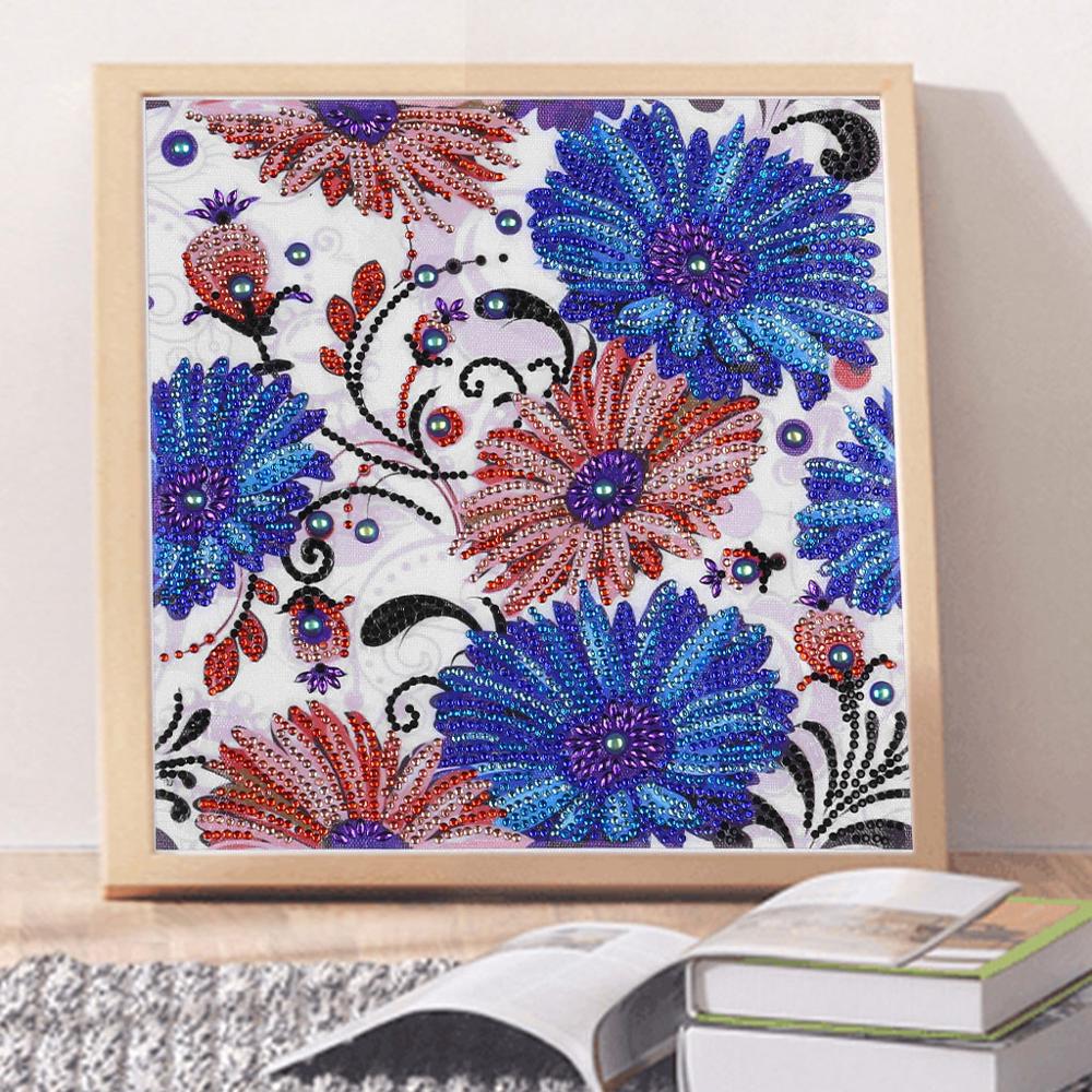 Floral Diamond Painting Pattern