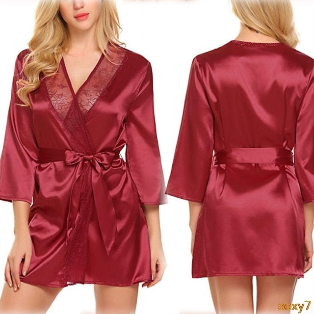 Silk Robe (4 Colors)