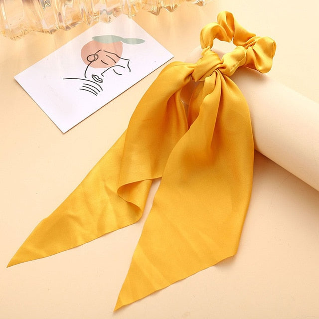 Satin Bowknot Hair Tie (13 Colors)