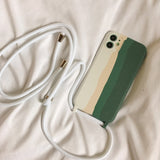 Gradient iPhone 13 Case with Strap (4 Designs)