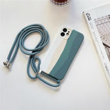 Gradient iPhone 13 Case with Strap (4 Designs)