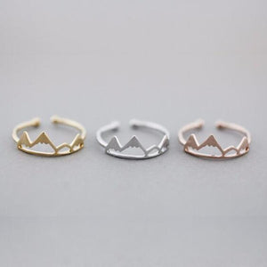 Rocky Ring Fem Things 6.5 Gold Color